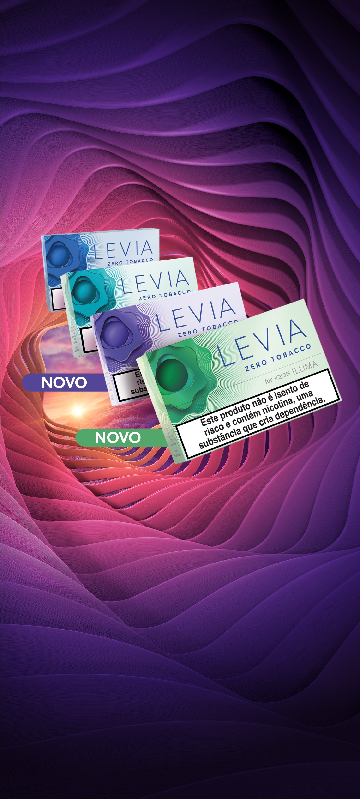 LEVIA Glacial Beat, Island Beat e Electro Rouge